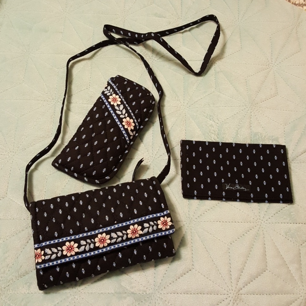 Vera Bradley crossbody/wallet & eyeglass case Etc